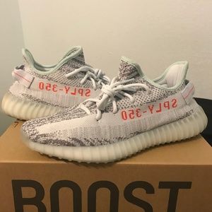 NWT: Addidas x Yeezy 350 v2 blue tint sz 10.5